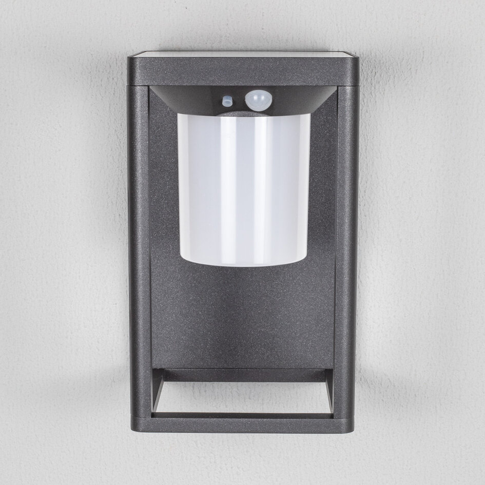 Solar wandlamp voor buiten met sensor Bianca