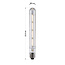 Ampoule tube LED E27 dimmable en verre clair avec filament, 4 W, 2700 K, 22,5 cm