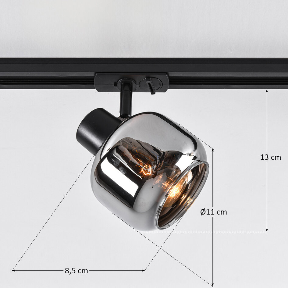 Railspot 1-fase Juna - smoke glas