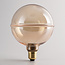 Ampoule à filament 4W E27, 1800K, verre ambré avec anneau horizontal Ø130 - dimmable