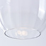 Hanglamp met transparant glas en dimbare LEDs - Isra