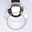 Hanglamp met transparant glas en dimbare LEDs - Isra