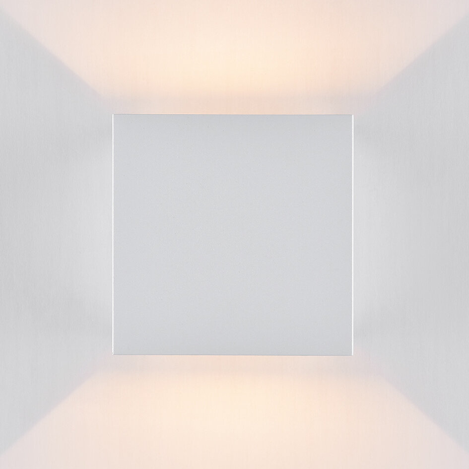 Moderne muurlamp buiten Oliver - wit