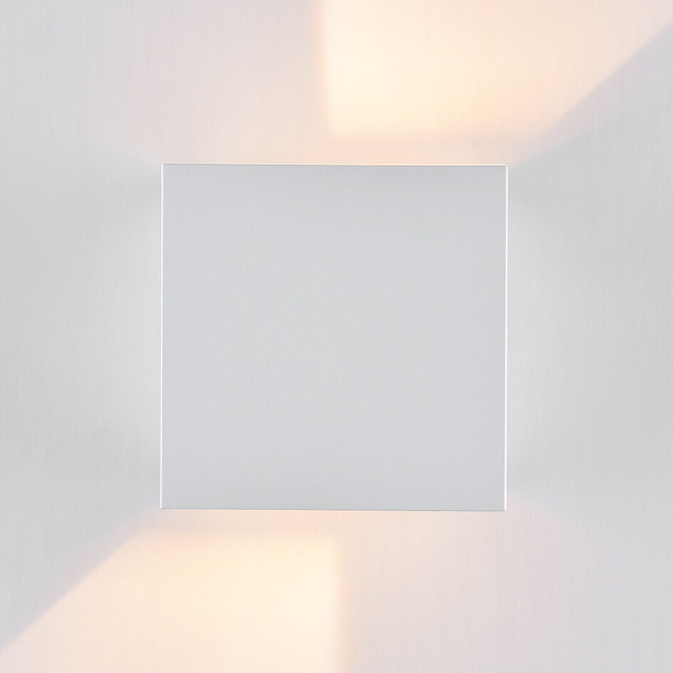 Moderne muurlamp buiten Oliver - wit