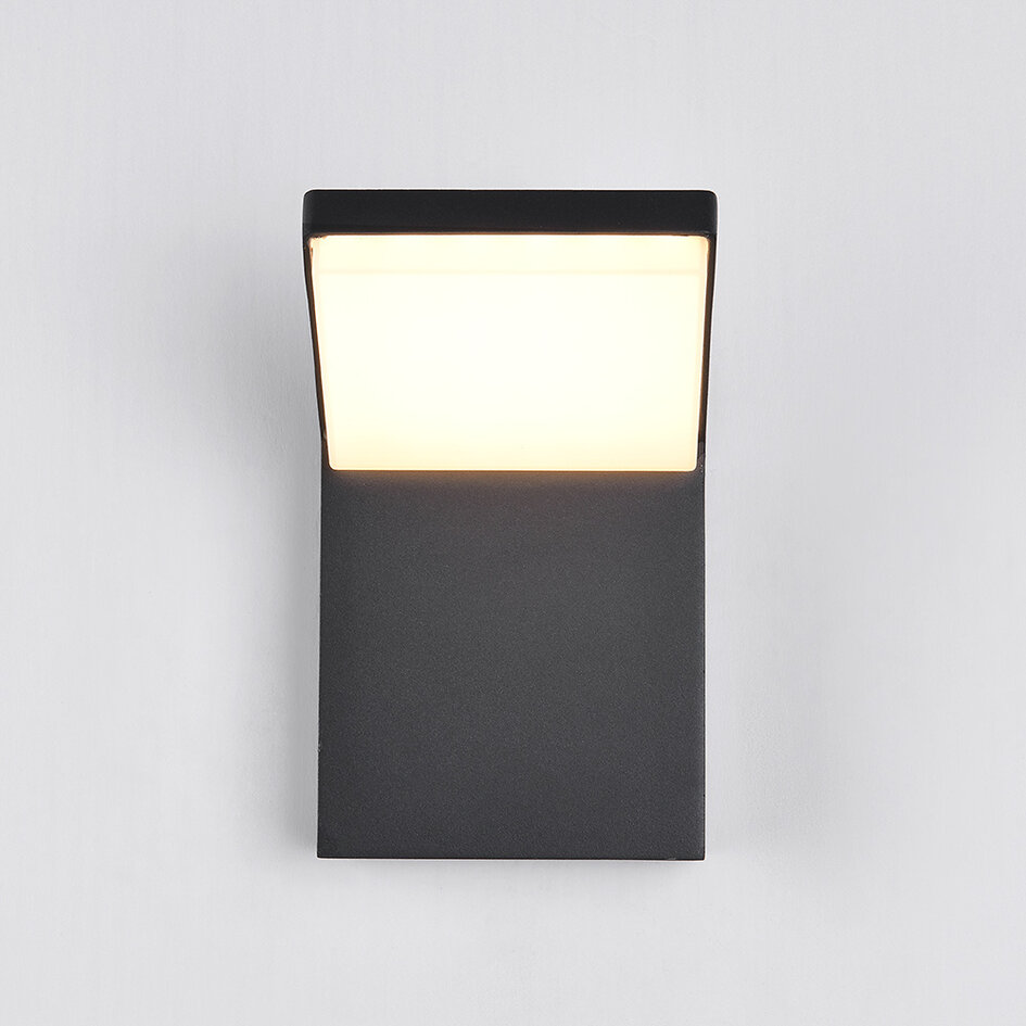 Moderne buiten muurlamp Giraffe - antraciet