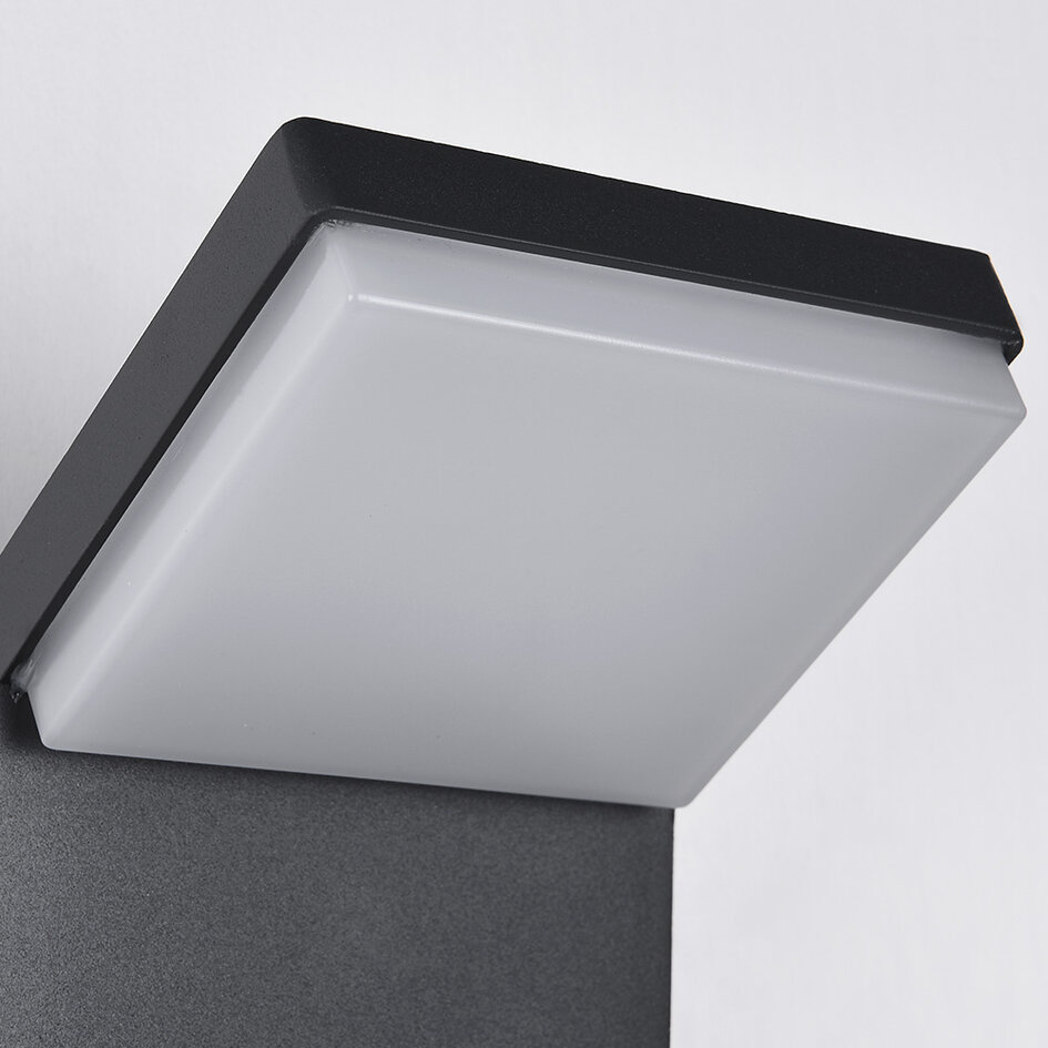 Moderne buiten muurlamp Giraffe - antraciet