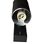 2-lichts buitenwandlamp Olivia - zwart rond