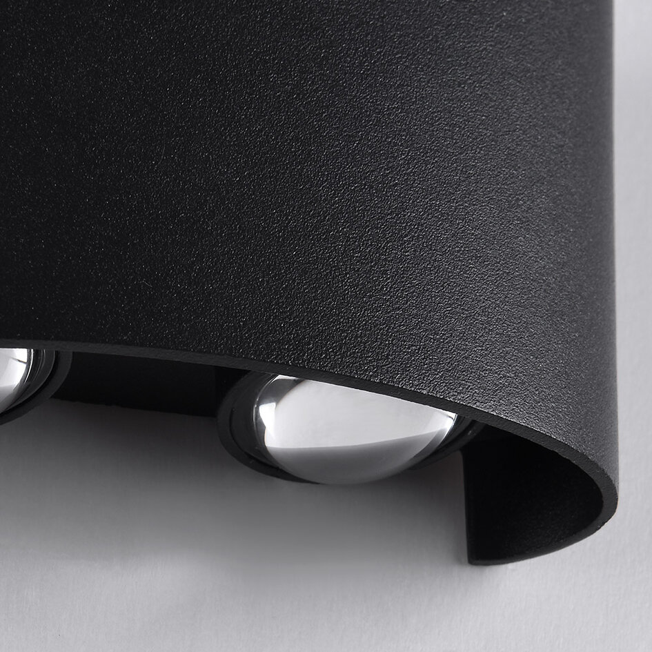 Applique d'extérieur moderne Delft - noir