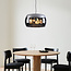 Lampe design en verre fumé à 3 lumières - Serres