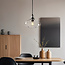 Lampe suspendue à 1 lumière Trinidad avec verre transparent - variante 1