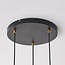 Hanglamp Avery in zwart met goud