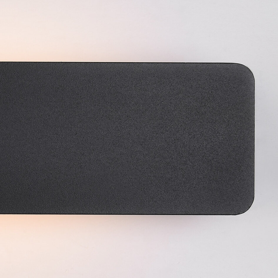 Verstelbare wandlamp Munich - zwart