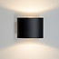 Applique moderne Faye IP44 - noir
