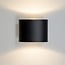 Applique murale extérieure Faye - noire avec LED intégrée