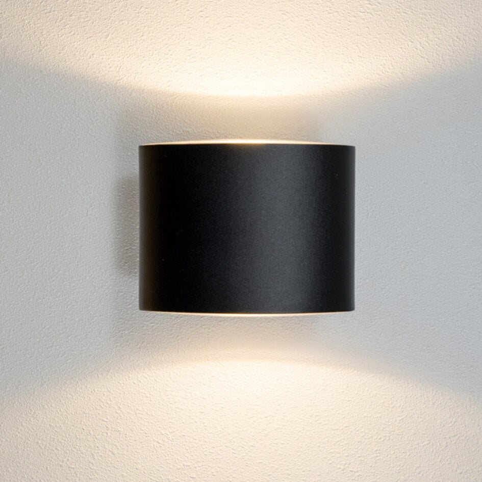 Applique murale extérieure Faye - noire avec LED intégrée