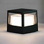 Applique murale extérieure carrée Otis - noire avec LED intégrée