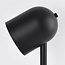 Lampe de table moderne noire avec bois - Spy