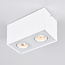 Design spot Timmy kantelbaar, 2-lichts in wit
