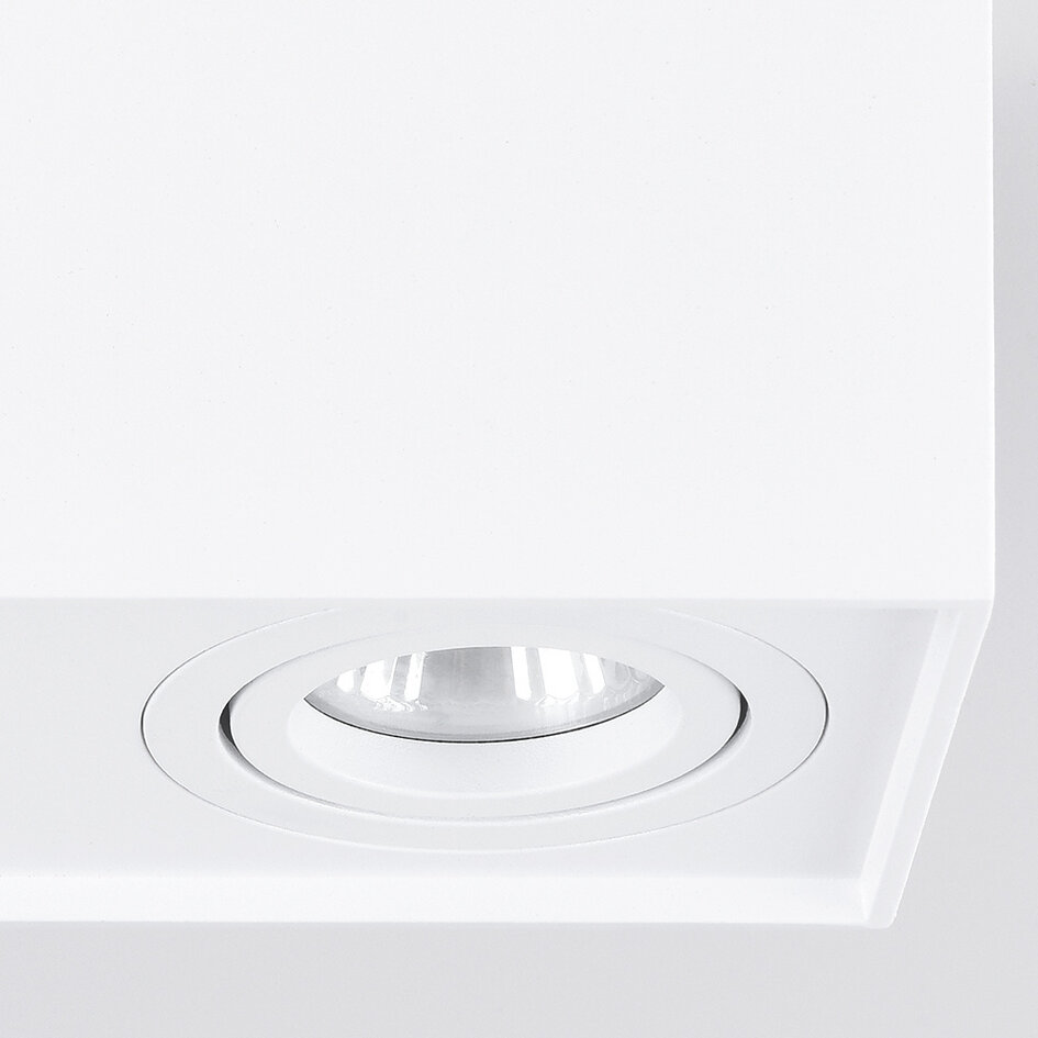 Spot design Timmy 2-lampes - blanc