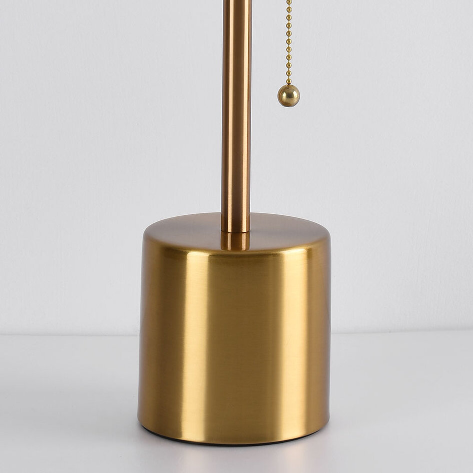 Lampe de table romantique avec abat-jour en tissu - Valence