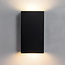 Applique murale extérieure Cole - noire avec LED intégrée