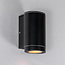 Moderne wandlamp buiten Sophie - zwart