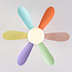 Ventilateur de plafond coloré Swift avec lampe et télécommande