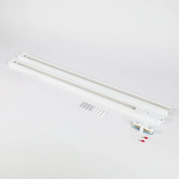 Kit de démarrage de 1,5 mètre pour rail monophasé, blanc