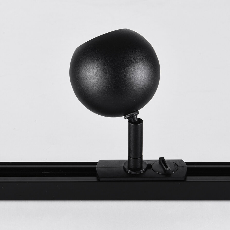 Spot sur rail monophasé Dex - noir