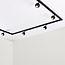 Kit rail monophasé de 1,5 mètre et spots Dex, noir