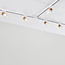 Modern 1-fase railsysteem 3 meter wit mahonie houtoptiek - Linn