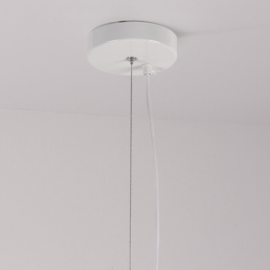 Lampe suspendue Wabi Sabi Yume avec motif en pierre beige sable - 60 x 50 cm