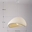 Lampe suspendue Wabi Sabi Yume avec motif en pierre beige sable - 60 x 50 cm