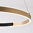 Suspension design ronde dorée Ivana - intensité variable 3 niveaux