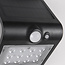 Solar wandlamp Alien 1,5W met sensor - zwart