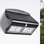 Applique solaire Double Conan 6,8W à détecteur - noir