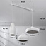 Moderne hanglamp wit in Wabi Sabi stijl, 3-lichts - Kaze