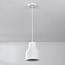 Minimalistische hanglamp Haru Ø18 cm in Wabi Sabi stijl - wit steenmotief