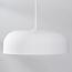 Lampe suspendue minimaliste Wabi Sabi Hinoto avec effet pierre blanche - Ø40 cm