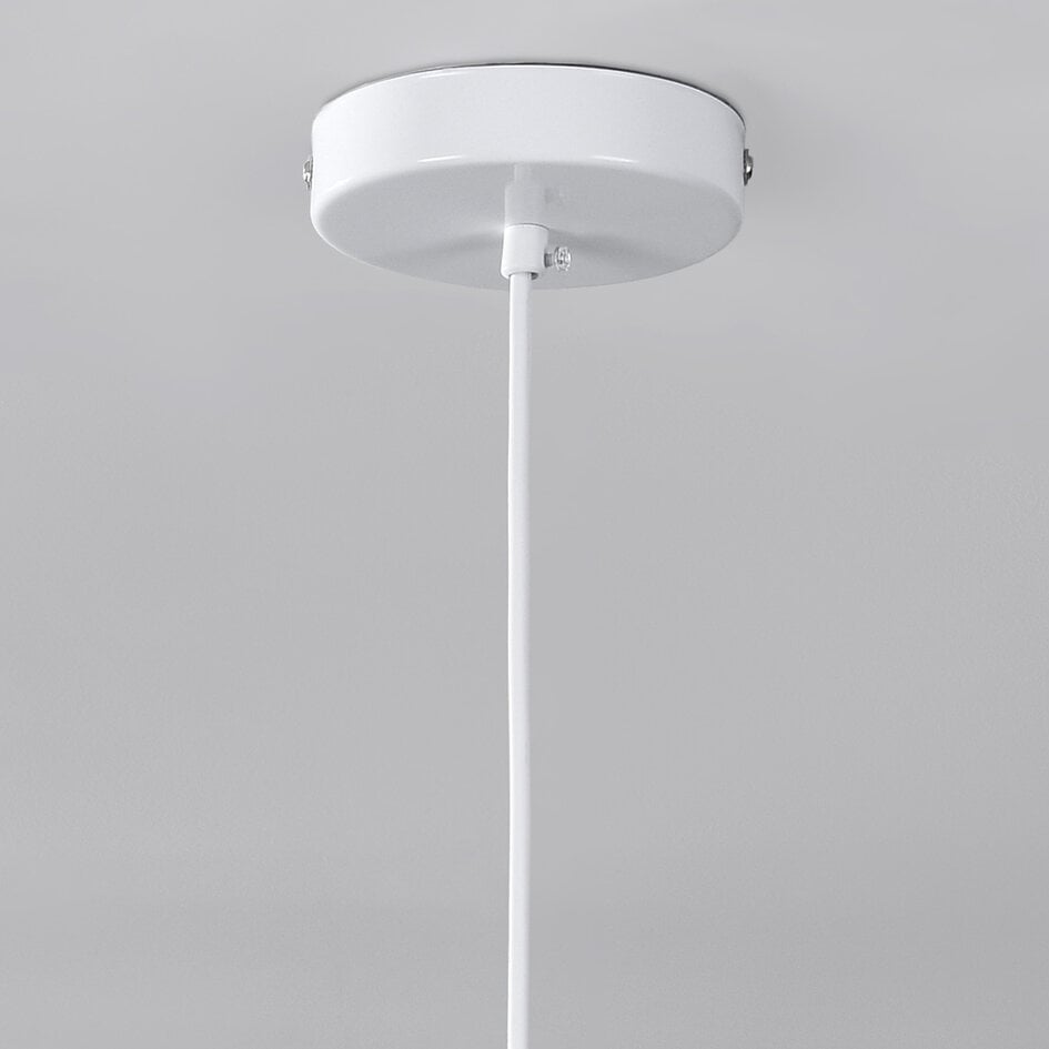 Suspension Wabi Sabi Hinoto avec effet pierre blanche - Ø40 cm