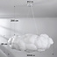 Witte hanglamp in wolkvorm Kumo 90 cm – wolkenlamp