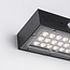 Zwarte solar buiten wandlamp met sensor - Brock