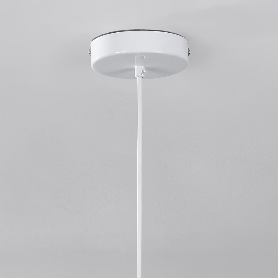 Wabi Sabi hanglamp Hana met wit steeneffect - Ø28 x 50 cm