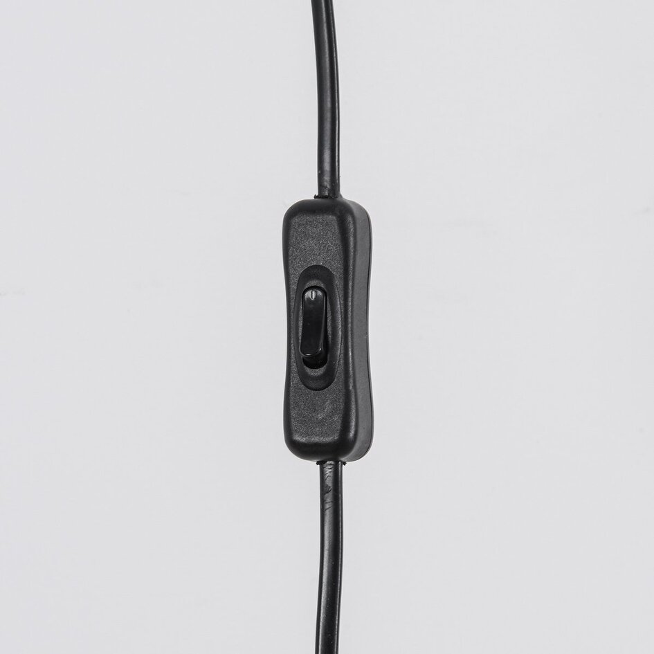 Industriële wandlamp Dasha met draaibare en uitschuifbare arm met smoke glas