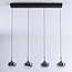 Suspension Amina à intensité variable - verre fumé dégradé