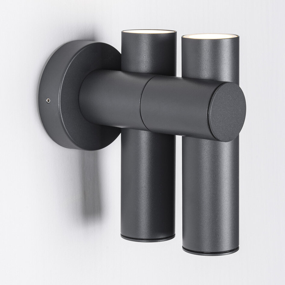 Applique orientable pour extérieur Thekla - anthracite