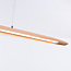 Houten 3-staps dimbare hanglamp Liora - langwerpig met geïntegreerde LED