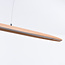 Suspension en bois Liora à intensité variable - allongée avec LED intégrée