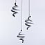 Suspension design torsadée Bojana, variateur à 3 niveaux