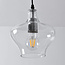 Lampe suspendue à 1 lumière Trinidad avec verre transparent - variante 3